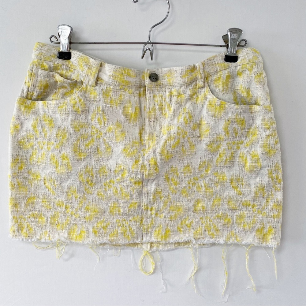 Gryphon New York Yellow Mini Skirt M ($110)
